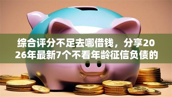 综合评分不足去哪借钱，分享2026年最新7个不看年龄征信负债的软件