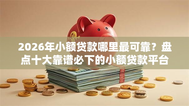2026年小额贷款哪里最可靠？盘点十大靠谱必下的小额贷款平台