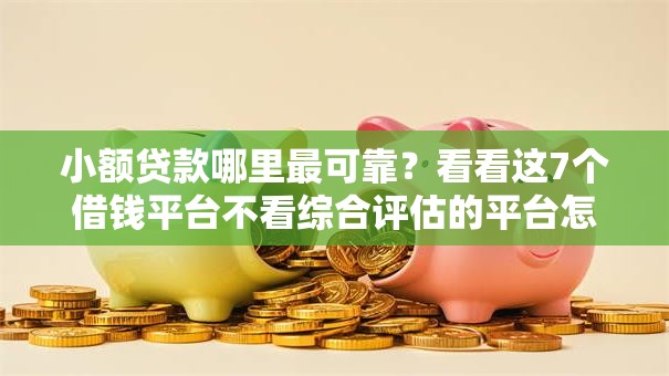 小额贷款哪里最可靠？看看这7个借钱平台不看综合评估的平台怎么样