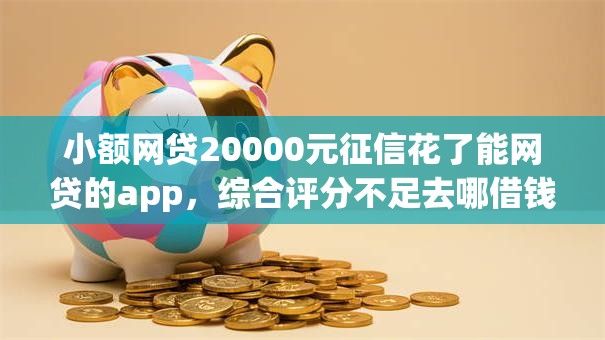 小额网贷20000元征信花了能网贷的app，综合评分不足去哪借钱的5个平台介绍