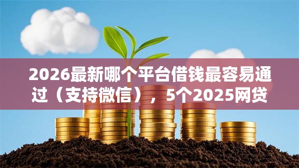 2026最新哪个平台借钱最容易通过（支持微信），5个2025网贷必下款口子无私分享